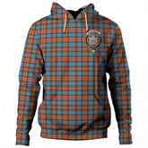 Clan MacLachlan Ancient Tartan Hoodie Crest Q7YA1SXU-1 MacLachlan Ancient Tartan Hoodies